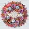 Fall Wreath - Fall Wreaths for Front Door Outside, 20" Autumn Wreath with Silk Peony Maple Leaf & Pumpkin, Handcrafted Fall Wreath with Lights for Front Door Home Thanksgiving Inside Outside Decoration